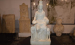 1700 yaşındaki 'Kybele' heykeli Afyonkarahisar'a getirildi