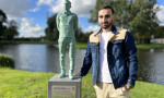 Hollanda'da bir Türk'ün heykeli dikildi