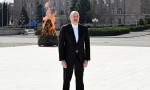 İlham Aliyev Nevruz ateşini yaktı
