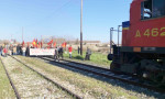 NATO tanklarını taşıyan tren durduruldu