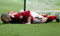 Sneijder 500. maçında sakatlandı