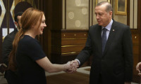 Cumhurbaşkanı Erdoğan Lindsay Lohan'ı kabul etti
