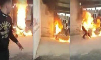 Yunanistan'da sığınmacı kendini yaktı
