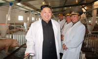 Kuzey Kore lideri domuz çiftliği ziyaret etti