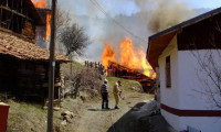 Çankırı'da bir köy böyle yandı
