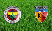 Fenerbahçe Kayserispor maçında ilk 11'ler belirlendi