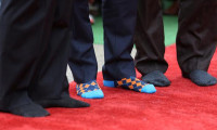 Başbakan'ın çorapları herkesi şaşırttı!