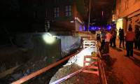 Şişli’de istinat duvarı çöktü 5 katlı bina boşaltıldı