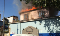 Kasımpaşa'daki tarihi hamamda yangın çıktı