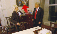 Oval Ofis'teki tablo Amerika'yı karıştırdı