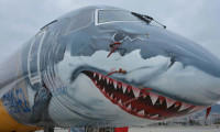Köpekbalığı desenli uçak Türkiye'de