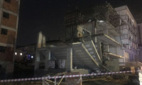 Sultanbeyli'de 4 katlı bir inşaatta çökme meydana geldi