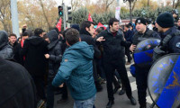 Ankara'da Tillerson'a protesto