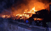 Tosya'da yangın dehşeti