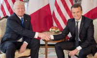 Trump'la Macron gümrük tarifesini görüştü