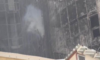 Taksim İlkyardım Hastanesi'nden yine duman yükseldi