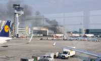 Frankfurt Havalimanı'ndan yangın paniği