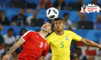 Brezilya'ya 2-0 yenilen Sırbistan kupaya veda etti