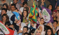 HDP mitinginde terör örgütü PKK propagandası