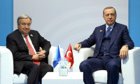 Erdoğan'ın Guterres ile görüşmesi sona erdi