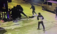 Edirne'de 10 kişinin bir kişiyi dövdüğü kavga görüntülere yansıdı