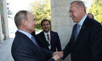 Putin Cumhurbaşkanı Erdoğan'ı kapıda karşıladı