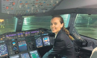 Dev uçağın ilk Türk kadın pilotu
