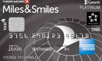 Miles&Smiles Garanti kredi kartları uçururken kazandırıyor