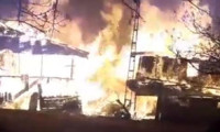 Köyde yangın dehşeti! 11 ev kül oldu