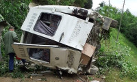 Giresun'da minibüs dereye yuvarlandı: 5 ölü, 6 yaralı