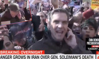 Süleymani'nin cenazesinde CNN muhabirinin zor anları