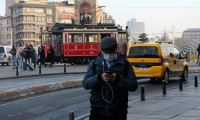 Taksim'de drone'lu denetim