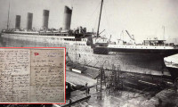 Titanic'te ölen papazın mektubu açık artırmada