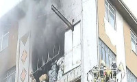 Güngören'de patlama sonrası yangın paniği