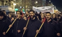 Atina ve Selanik'te göçmenlere destek gösterisi
