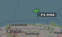 Hafter'in uçağı Caracas'a indi
