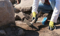 PKK korumasında arkeolojik kazı