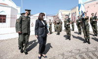 Yunanistan Cumhurbaşkanı Sakelaropulu Meis Adası'nı ziyaret etti
