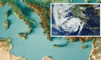Akdeniz kasırgası Yunanistan'ı vurdu