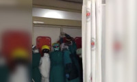 Hastanede sağlık çalışanlarına saldırıya tepki seli