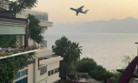 Antalya'da Rus pilottan tehlikeli hareketler