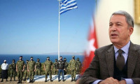 Bakan Akar'dan Yunanistan'ın skandal pozuna tepki