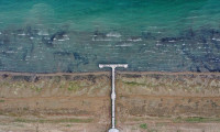 İznik Gölü'nde su çekilmesi 50 metreyi aştı