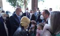 Cumhurbaşkanı Erdoğan, Ayda bebeği ziyaret etti