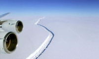 Antartika'da dev buz kütlesi buz sahanlığından koptu