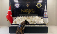 Narkotik köpeği 104 kilo eroin yakalattı