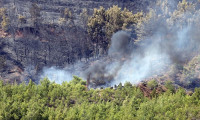 Fethiye'deki orman yangınında 2 dönüm alan zarar gördü