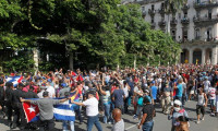 Küba'da protestoculardan biri hayatını kaybetti