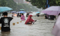 Çin’de 'bin yılın en şiddetli yağmuru'