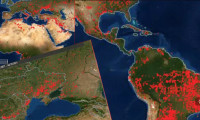 Fotoğrafları NASA paylaştı: Dünya alev alev yanıyor!